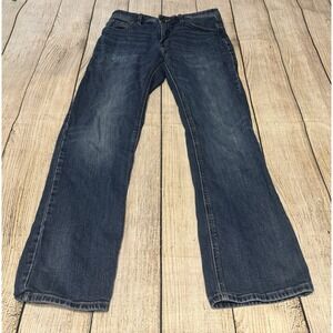 Rock & Roll Vintage 46 Revolver Straight Slim Fit Blue Jeans 31 x 32 GTub3